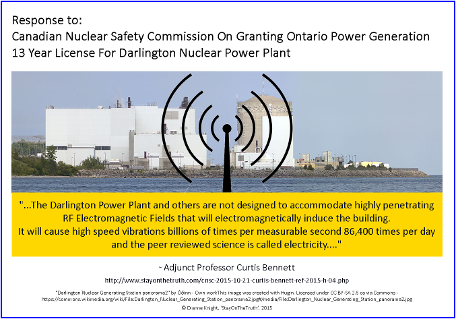 Response to: Canadian Nuclear Safety Commission On Granting Ontario Power Generation 13 Year License For Darlington Nuclear Power Plant
