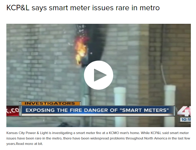 KCMO smart meter fire sparks investigation 1