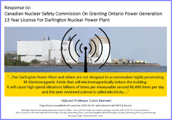 NUCLEAR FAILURE WITHIN BORDERS:  Darlington NOT compliant with Building Code Rule 4.1.3.6. Vibration